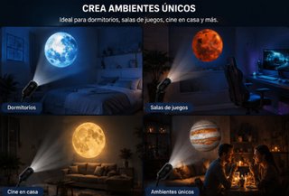 Proyector LED 7 Planetas