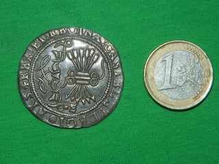 Preciosos cuatro Reales Reyes Catolicos Plata