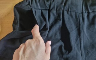 Pantalón corto mujer negro