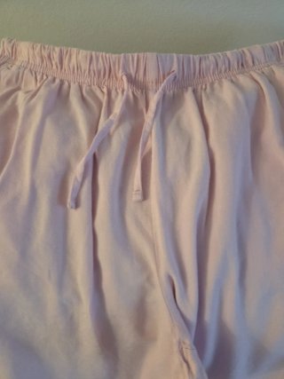 Pantalón de lino rosa