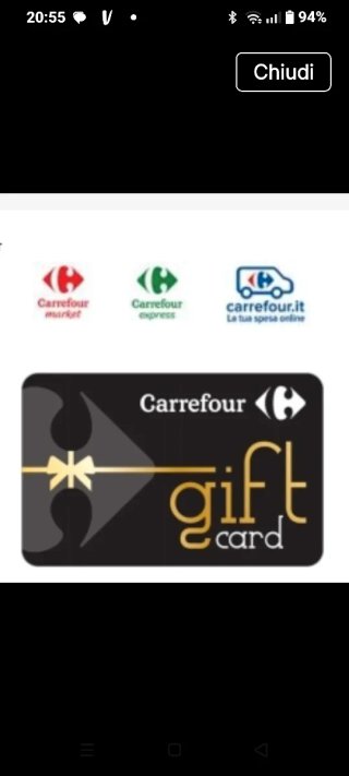 Buono Regalo Carrefour 50€