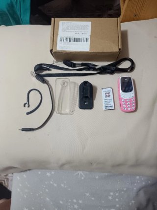 Teléfono Móvil WAND NDE Rosa y Negro