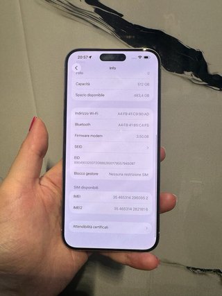 iPhone 15 Pro Max 512GB Bianco