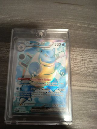 Blastoise EX 184/165 Mew 151 Colección