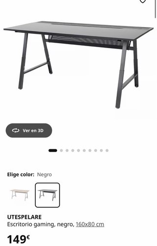 Due Scrivanie Ikea Utespelare Nere