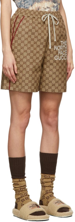 Pantalón Corto Gucci x The North Face Talla S