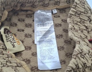 Pantalón Corto Gucci x The North Face Talla S