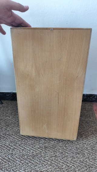 Cajón madera vintage Casino Barcelona
