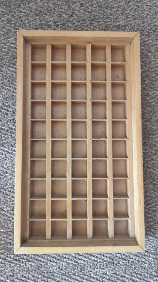 Cajón madera vintage Casino Barcelona