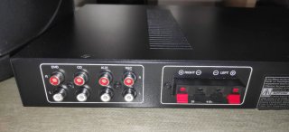 Amplificador Karaoke Monacor con Altavoces
