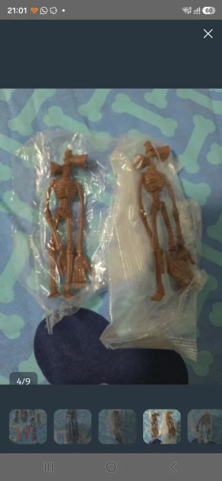 Figuras Siren Head Marrones (2 unidades)