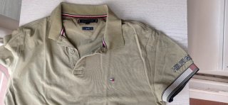 Polo Tommy Hilfiger Verde Oliva Talla L