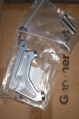 Adaptador Pinza Freno Moto Plata