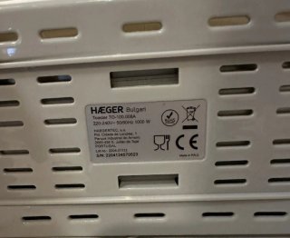Tostadora Haeger Bulgari
