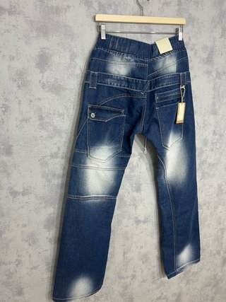 Jeans Azules Desgastados baggy talla 40