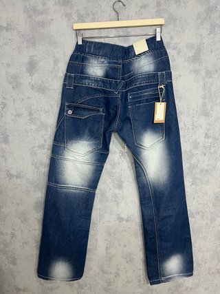 Jeans Azules Desgastados baggy talla 40