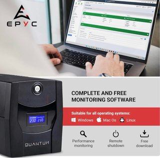 EPYC Quantum 2200 VA SAI para Ordenador ,