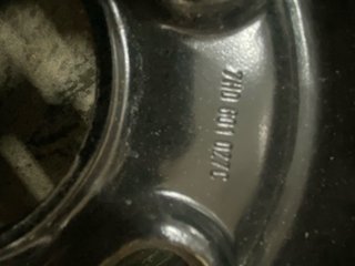 Llanta de hierro Volkswagen 16”