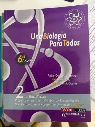 Libros academia osorio de 2°bachillerato