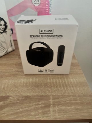 Altavoz Karaoke ALE-HOP Negro
