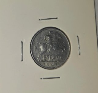 Moneda 5 céntimos España 1940/1941