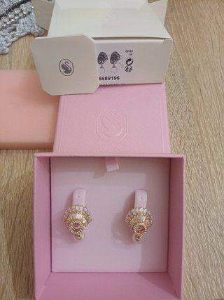 Orecchini Swarovski conchiglia e perla