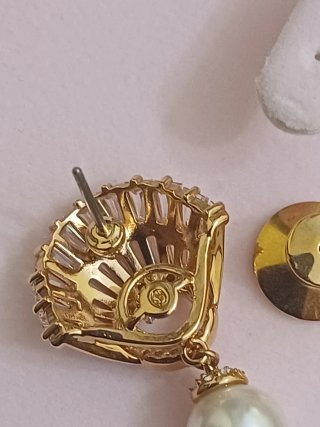 Orecchini Swarovski conchiglia e perla