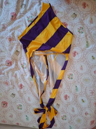 Body rayas morado y amarillo