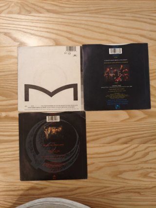 LOTE 3 SINGLES MAGNUM 7" VINILO HEAVY HARD ROCK