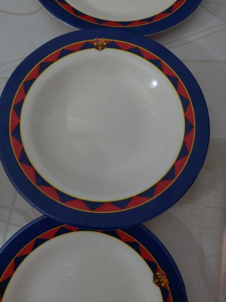 Vajilla Vintage Barça 24 Piezas Cerámica