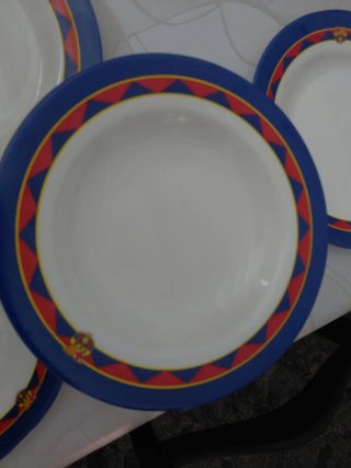 Vajilla Vintage Barça 24 Piezas Cerámica