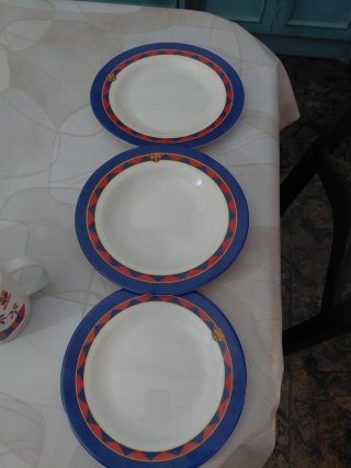 Vajilla Vintage Barça 24 Piezas Cerámica