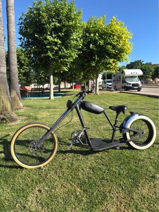 Bici Custom Chopper Negra