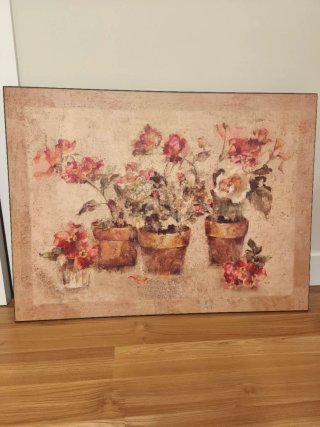 Cuadro Flores 89x66cm