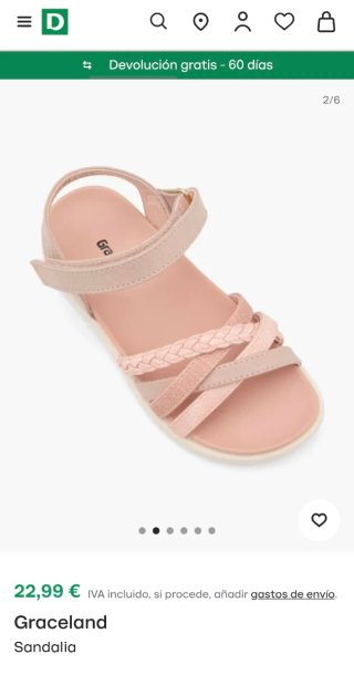 Sandalias niña Cupcake Couture Talla 27