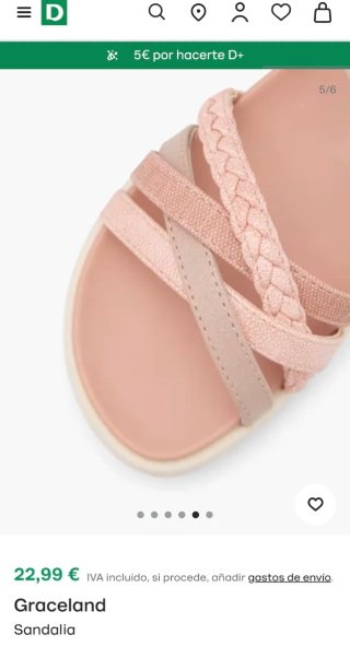 Sandalias niña Cupcake Couture Talla 27