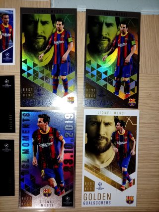 Collezione figurine calcio Messi UCL
