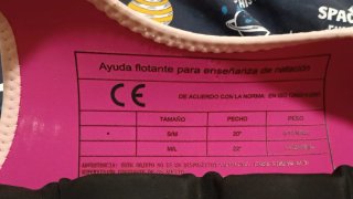Chaleco flotador piscina niños flamencos