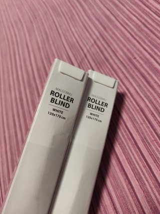 SOLO 1 estor enrollable blanco