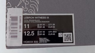 Nike LeBron Witness IX Talla 45 Nuevas