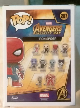 Funko Pop! Iron Spider 287 Avengers Infinity War