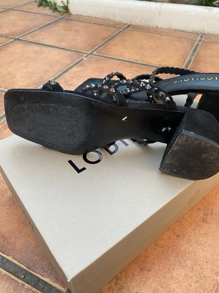 Sandalias Lodi Love Piel Negras