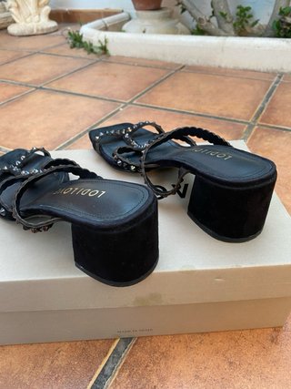 Sandalias Lodi Love Piel Negras