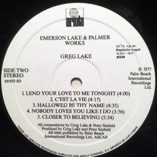 Emerson Lake & Palmer - Works