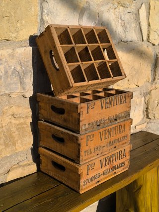 Lote cajas de madera antiguas para Ruth