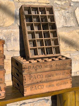 Lote cajas de madera antiguas para Ruth