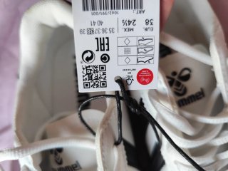 Zapatillas Hummel Blancas y Grises Nuevas