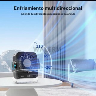 Ventilador Escritorio Portátil 3600 mAh