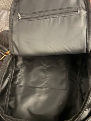 Zaino similpelle antifurto nero