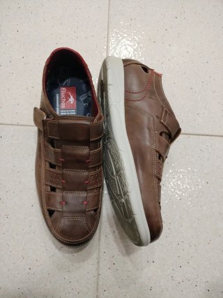 Zapatos Fluchos Hombre Marrones piel